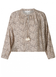 IVY BEAU PIPER BLOUSE OFFWHITE/MULTI C(sale kan niet retour)