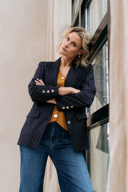 ZIZO PHIRIS-JACKET PINSTRIPE GOLD