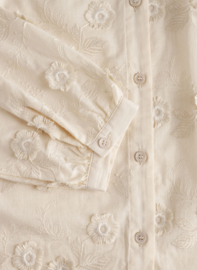 YEST RAYA ESSENTIAL BLOUSE BEIGE CREAM