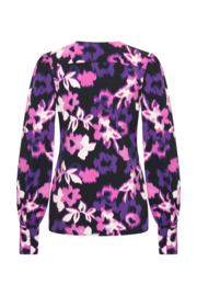 MI PIACE MIA TOP PURPLE FADED FLOWER PRINT DEVI TRV (VERWACHT)