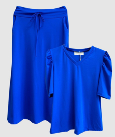 GLAMMLABEL TEDDY ROK COBALT TRV(sale kan niet retour)