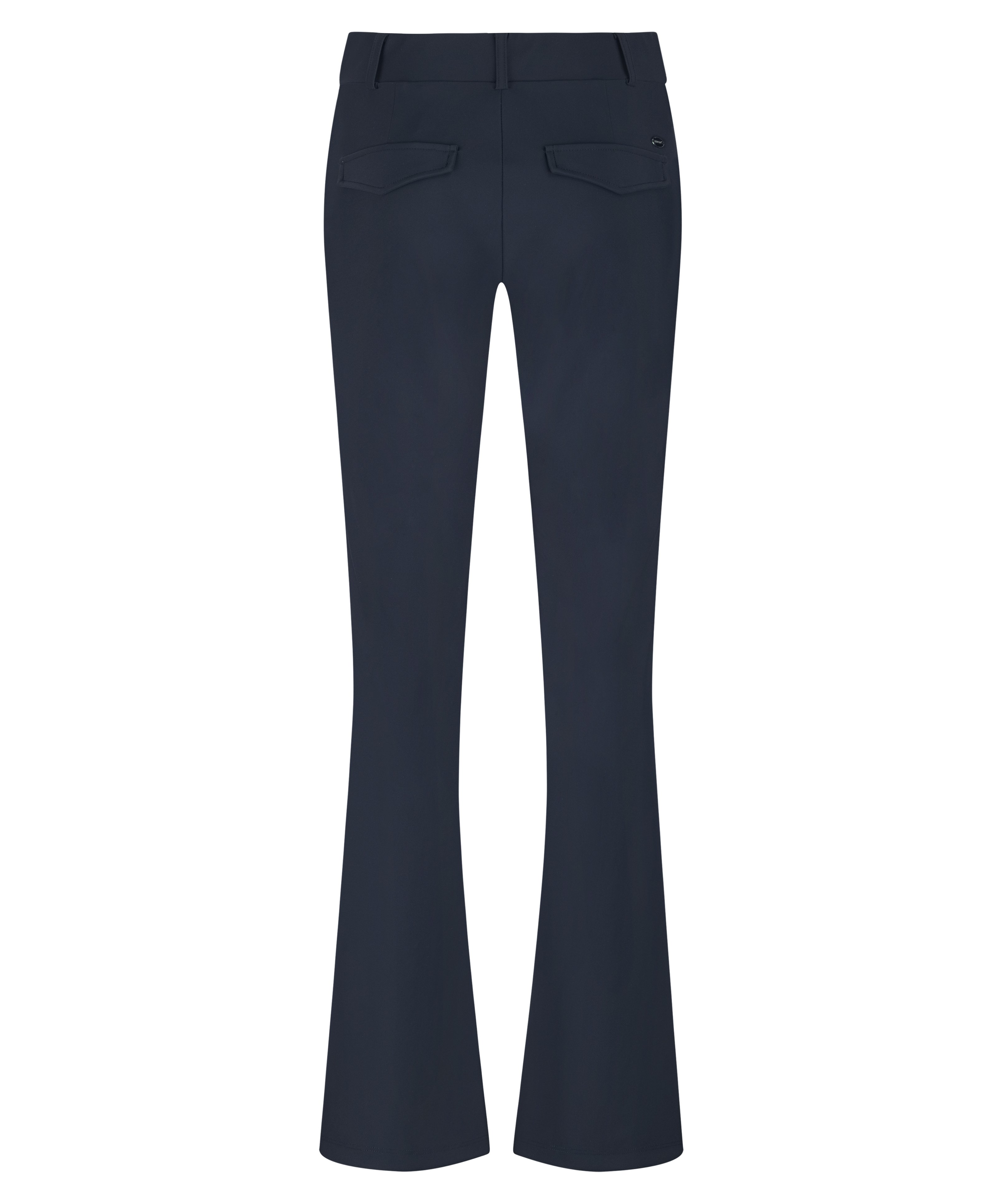 LADY DAY POPPY BROEK BLUE BONDED(DIKKERE STOF)TRV