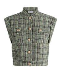 IVY BEAU KIEK GILET SMOKED GREEN