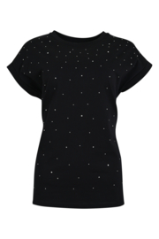 MAICAZZ NANA SHIRT BLACK/SILVER(sale kan niet retour)