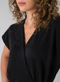 YEST PHILINE JUMPSUIT BLACK GLITTER(sale kan niet retour)