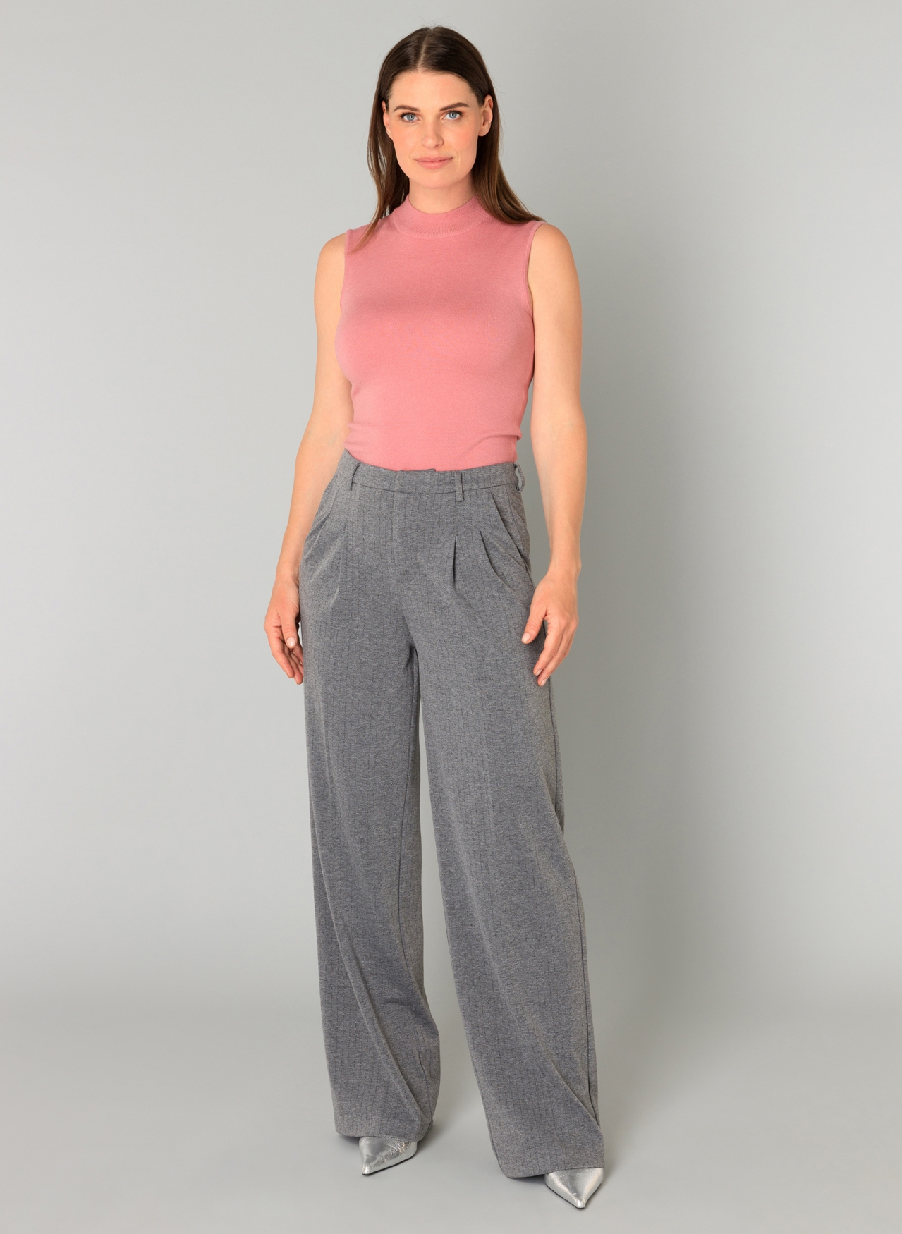 YEST BOBBY TOP DARK ROSE KNITWEAR