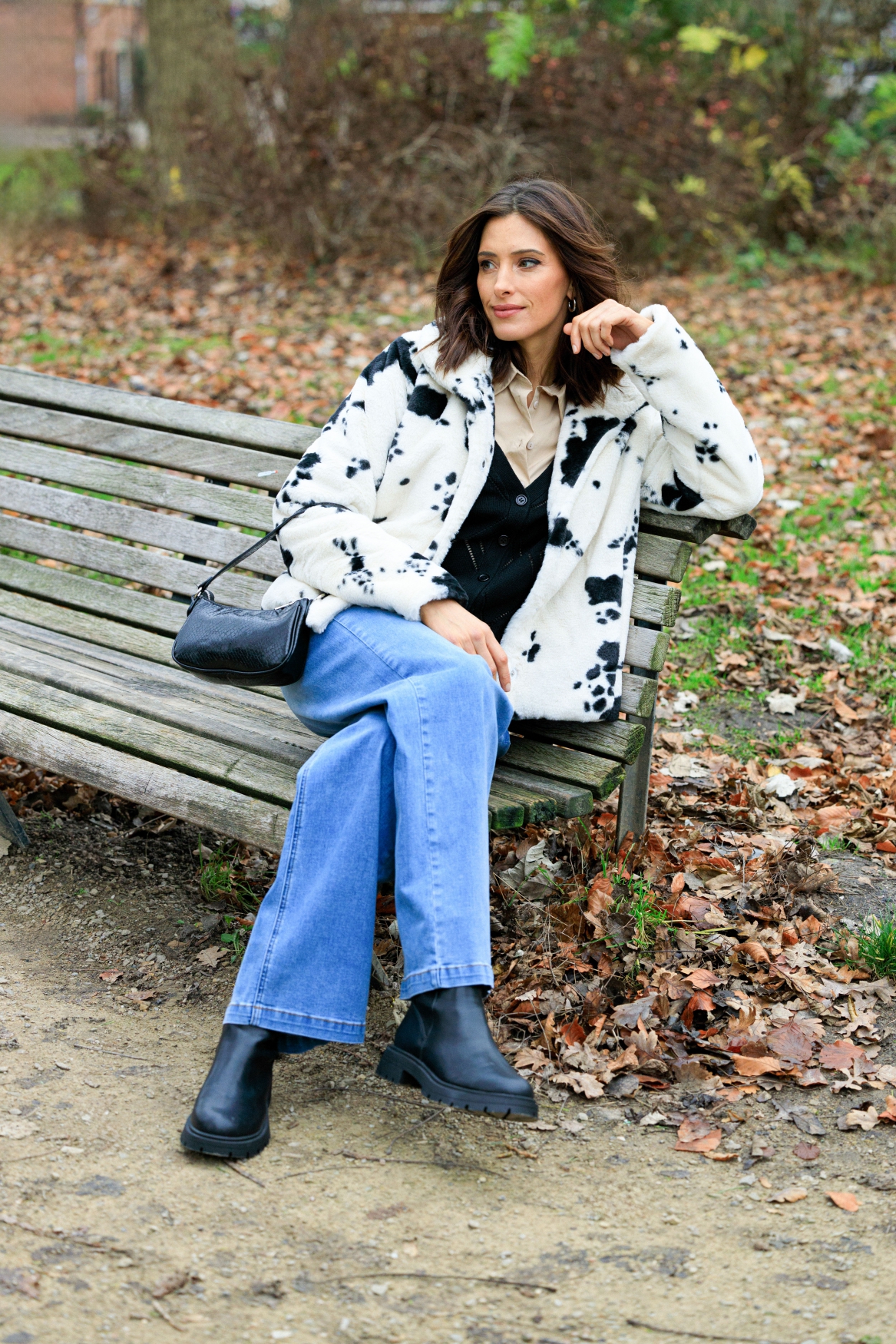 IVY BEAU PRE HERFST ESILA JAS OFFWHITE/BLACK