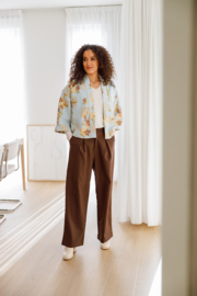 IVY BEAU KEANU BROEK CHOCOLADE BROWN