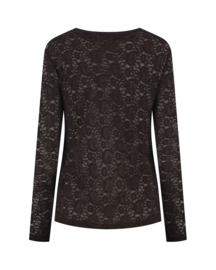 LADY DAY JOSS TOP KANT PAISLEY DARK BROWN