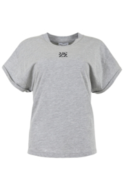 MAICAZZ MYNN-TSHIRT GREY MELANGE(sale kan niet retour)