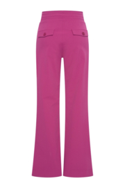 MI PIACE BROEK STRAIGHT MAGENTA PURPLE