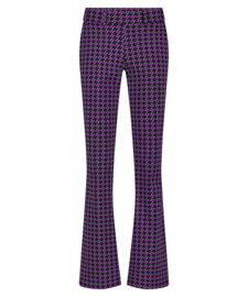 LADY DAY POPPY  BROEK FLARED TWILIGHT CHECK PRINT TRV(sale kan niet retour)(WACHT OP MIJN BEVESTIGINGSMAIL IVM DE VOORRAAD)