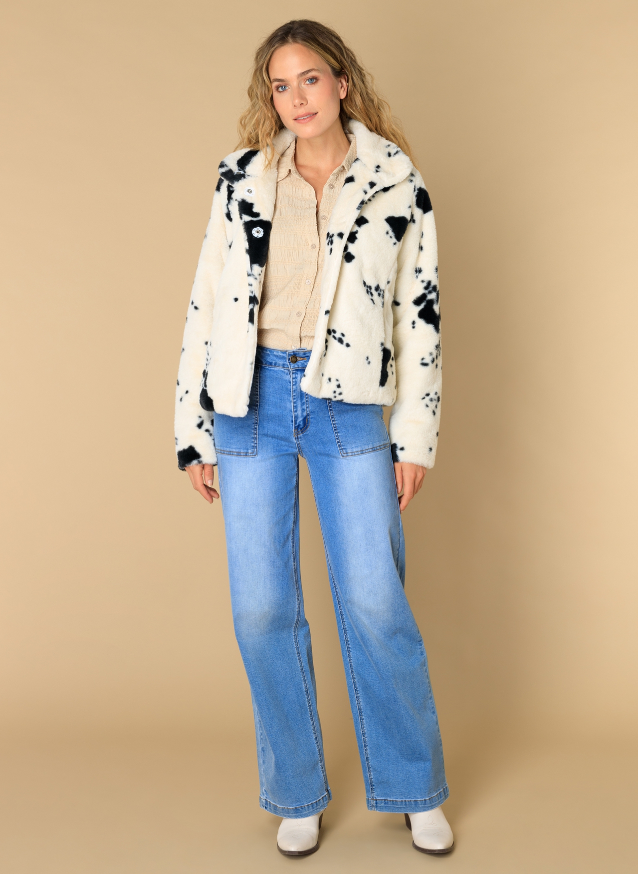 IVY BEAU PRE HERFST ESILA JAS OFFWHITE/BLACK