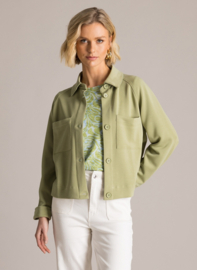YEST KATERINA JAS/BLOUSE BOTANIC GREEN