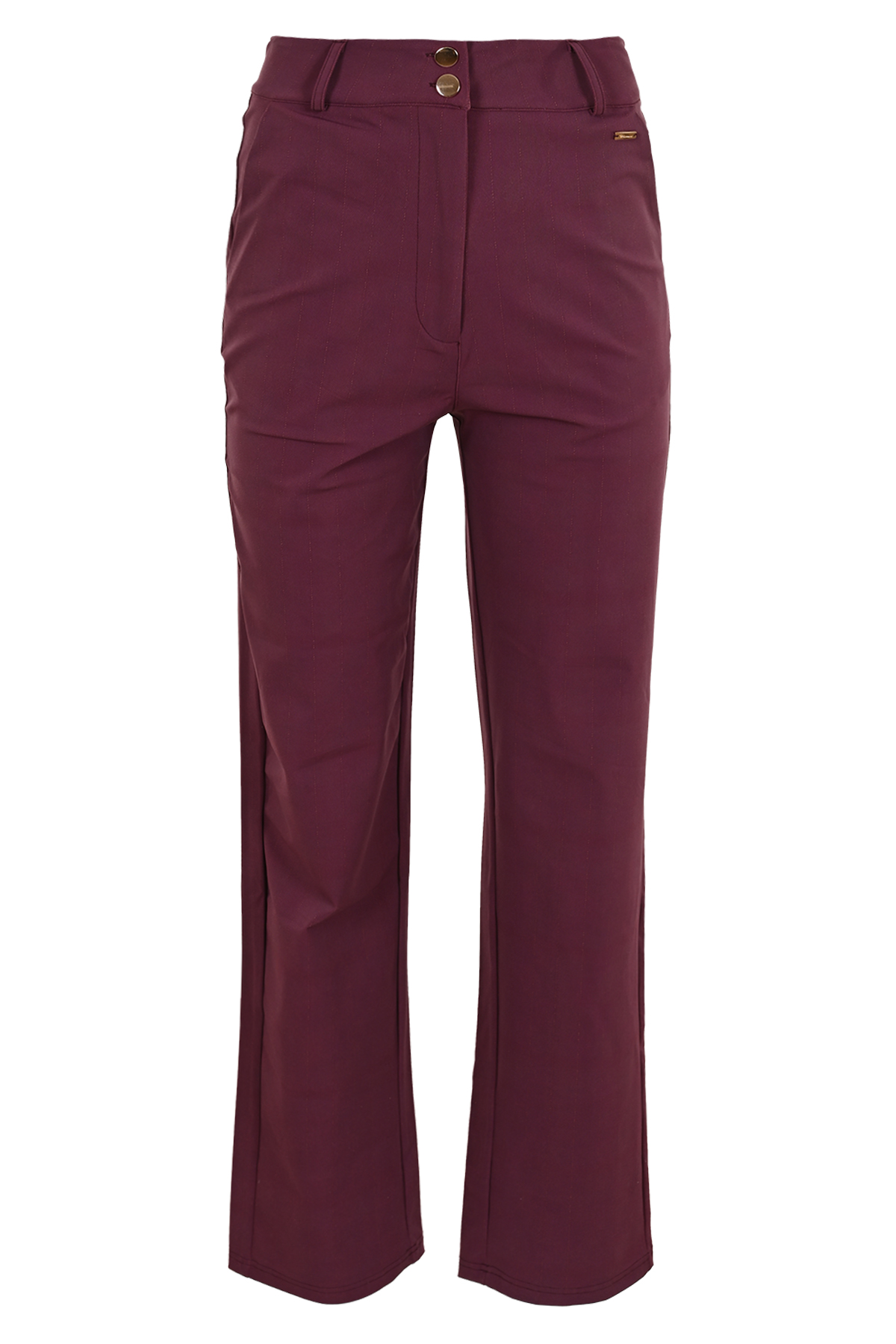 MAICAZZ SARAH PANTS PINSTRIPE PLUM TRV