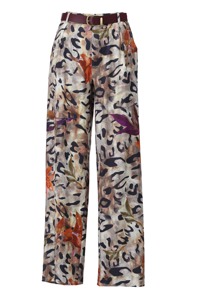 K-DESIGN B305 BROEK MET DESIGN & RIEM P041
