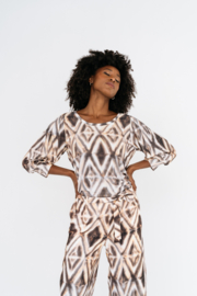 MAICAZZ MASCHE-TOP DIAMOND EARTH(sale kan niet retour)