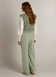 IVY BEAU KIEK GILET SMOKED GREEN
