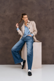 MAICAZZ PACEY-BLOUSE FADED BLUE