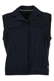 ZIZO PLORA-VEST PINSTRIPE-GOLD