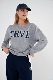 MAICAZZ RINA BROEK NAVY/STRIPE WHITE  TRV(sale kan niet retour)