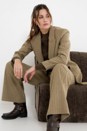 ZIZO SELLA BROEK STRIPE KHAKI