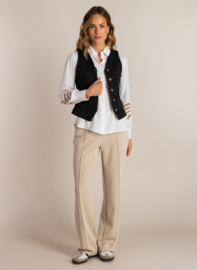 IVY BEAU SABINA GILET BLACK JEANS