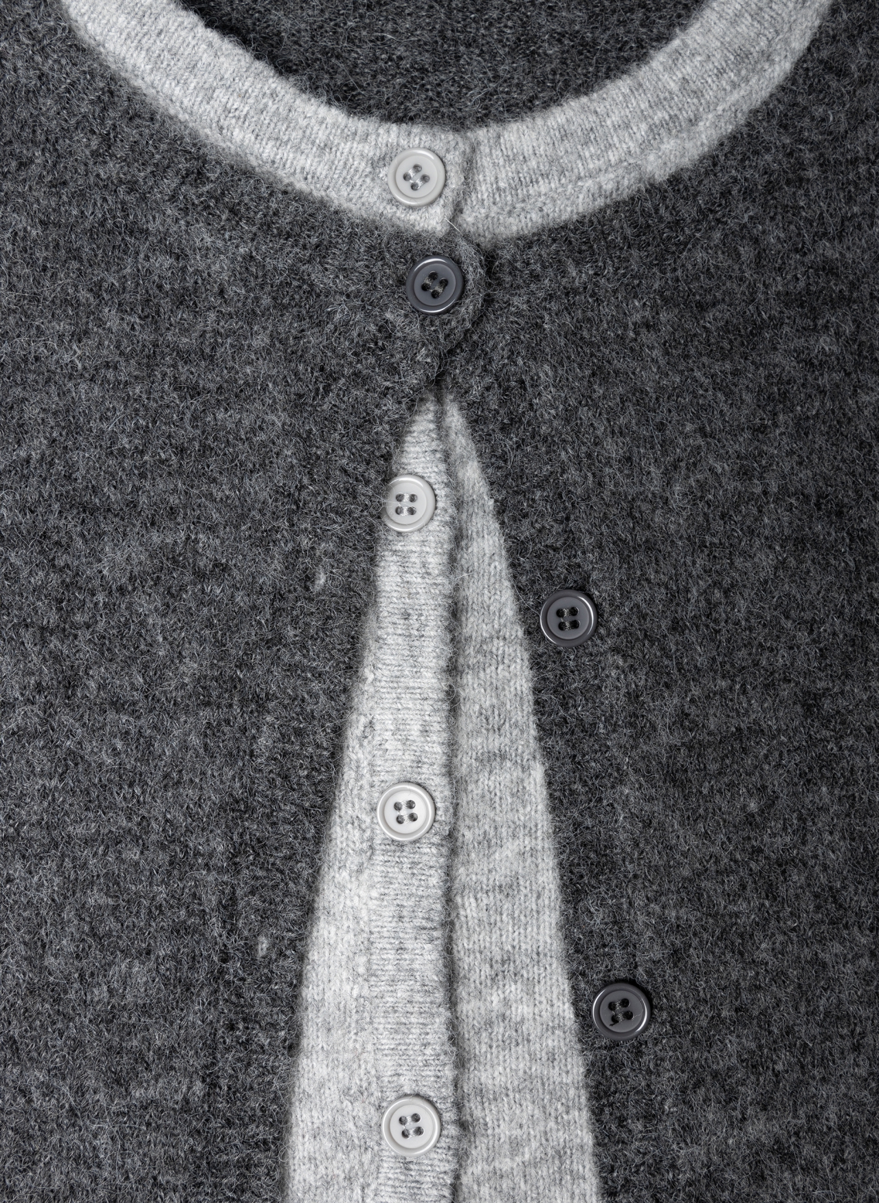 YEST BRANDI VEST DARK GREY/MELANGE