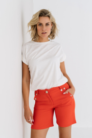 ZIZO RIXY KORTE BROEK L/K CORAL