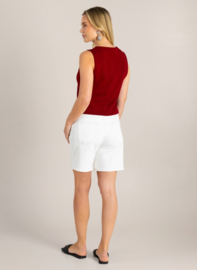 IVY BEAU GIVENNY GILET DARK RED