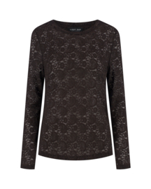LADY DAY JOSS TOP KANT PAISLEY DARK BROWN