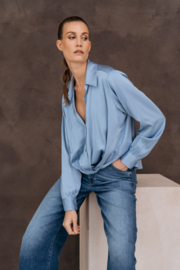 MAICAZZ PACEY-BLOUSE FADED BLUE