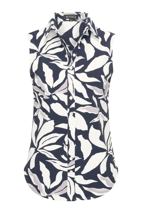 MI PIACE BLOUSE FLOWER PRINT 2299 TRV ZM
