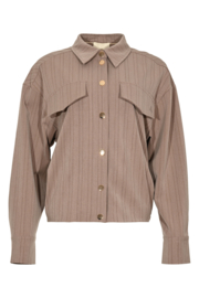 ZIZO SALEY JACKET MOCCA MOUSE/STRIPE(sale kan niet retoru)