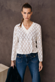 MAICAZZ PLARIAN-SWEATER DIAMONDS HOLES
