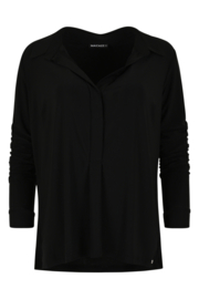 MAICAZZ KISOLA   BLOUSE/TOP  BLACK(sale kan niet retour)(WACHT OP MIJN BEVESTIGINGSMAIL IVM VOORRAAD)