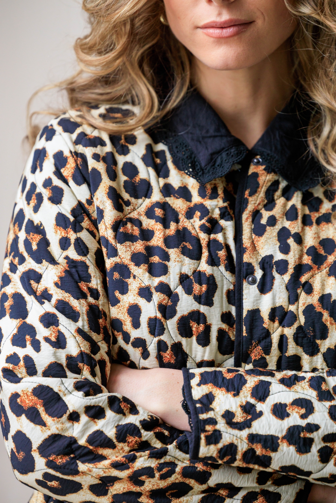 IVY BEAU ROSAN JACKET BLACK/MULTI-COLOUR PANTER