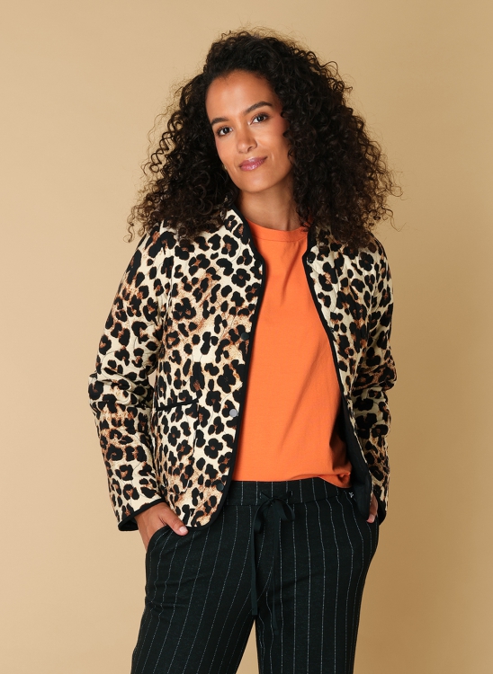 IVY BEAU ROSAN JACKET BLACK/MULTI-COLOUR PANTER