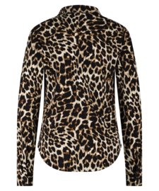 LADY DAY ANNIKA BLOUSE LEAOPARD PRINT TRV