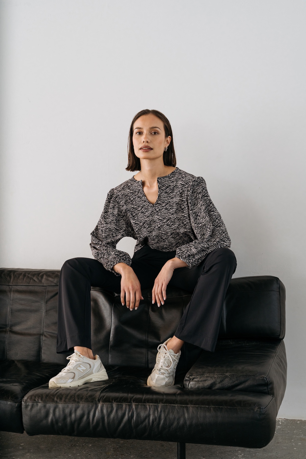 MAICAZZ MARO- BROEK BLACK FLARED TRV