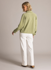 YEST KATERINA JAS/BLOUSE BOTANIC GREEN