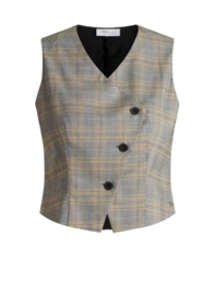 IVY BEAU HETTY GILET OFFWHITE/MULTI BLOK