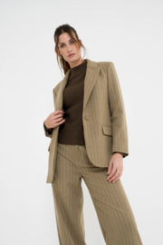 ZIZO SELLA BROEK STRIPE KHAKI