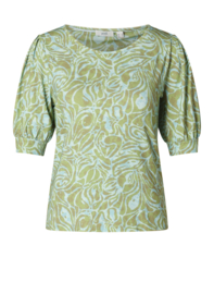 YEST GENTIANA TOP ESSENTIAL BOTANIC GREEN/MULTI