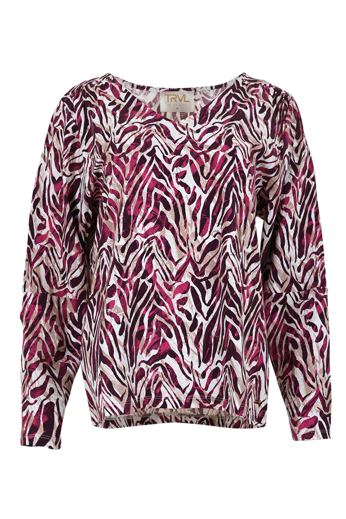 MAICAZZ RYLIE-TOP ZEBRA PLUM TRV