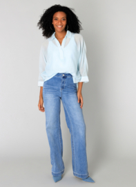 YEST SANA  BROEK DENIM STONE WASH