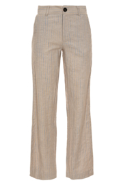 ZIZO SEZZET L/32 BROEK SAND STRIPE(sale kan niet retour)