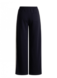 YEST ILMA BROEK DARK BLUE/OFFWHITE