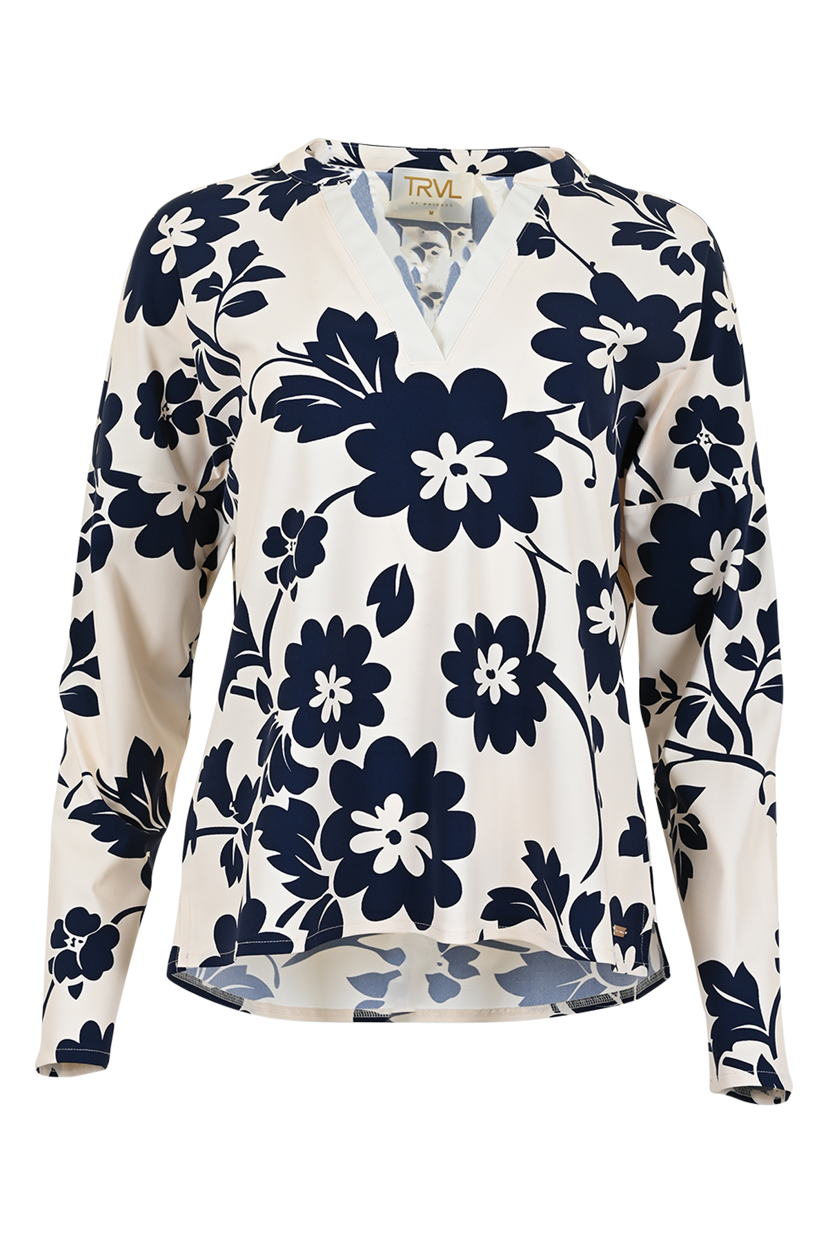 MAICAZZ LOSINA TOP BLUE FLOWER TRV