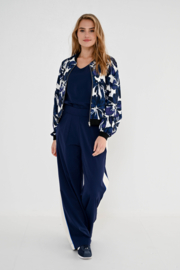 MAICAZZ JOSSY JACKET/BOMBER BLUE FLOWER TRV(sale kan niet retour)